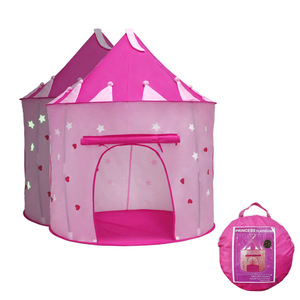 Tente de jeu pour enfants Château de princesse qui brille dans le noir, tente de jeu pop-up pour enfants, pliable, pour une utilisation en intérieur et en extérieur - Product Image 3