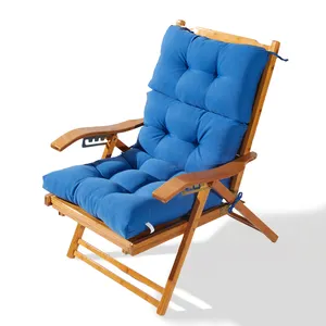 Colliers haute compression Memorgreenm solide Polyester tricoté chaise longue balcon extérieur coussins de meubles de patio