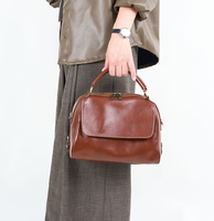 Sac à bandoulière souple vintage pour femme, collection Hiver 2026, personnalisable en usine, idéal pour les sorties quotidiennes et du week-end