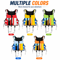 Gilet de sauvetage commercial pour rafting en eaux vives 120-150N, en Oxford 600D, pour adultes et jeunes, PFD pour kayak et sauvetage aquatique