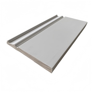 Molduras Blancas Modernas con Acabado de Primera Calidad, Molduras Decorativas de Pino de Nueva Zelanda para Interiores, Molduras Blancas para Zócalos - Product Image 2