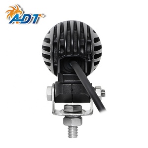 <span class=keywords><strong>ADT</strong></span> Led lámpara redonda todoterreno coche Mini luz de conducción accesorios 2 pulgadas 10W Spot luz de trabajo para camioneta Coche - Product Image 4