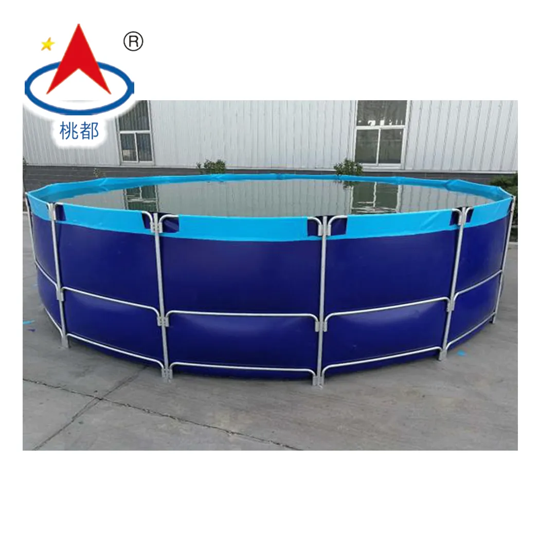 Yüksek kaliteli galvanizli çelik balık tankı yüzme havuzu uygun fiyat yuvarlak dikdörtgen şekli balık tankı