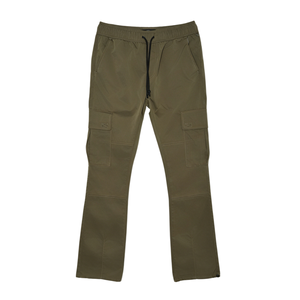Pantalon de travail classique vintage coupe décontractée mi-lourde avec plusieurs poches latérales pour homme, idéal pour le look urbain et le quotidien printanier - Product Image 3