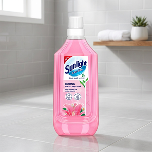Sunlight Floor Cleaner Lily White Tea Scent Liquid Floor Cleaning <b>Detergent</b> 1 Kg Eco Friendly for Daily Flooring Care - Product Image 4