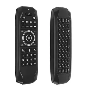 Mini keyboard G7V Backlit Voice Search Smart Air Mouse Gyroscope IR Learning 2.4G Wireless remote for Android TV BOX