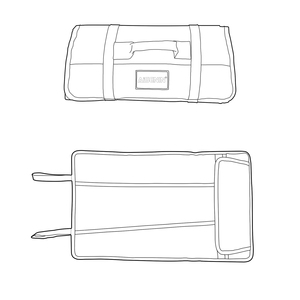 <strong>Roll</strong> up <strong>Tool</strong> Bag Pouch Organizer Wrench <strong>Roll</strong> <strong>Tool</strong> Storage Multipurpose Zipper Portable Electrician Pouch - Product Image 3