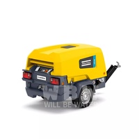 Compresseur d'air à vis diesel lubrifié de haute qualité XAS88 5m3/min 7bar Moteur Kubota Pompe à roulement pour forage de roche