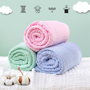 6 Layers Newborn <strong>Swaddle</strong> Baby Towel <strong>Blanket</strong> Muslin <strong>Swaddle</strong> <strong>Blanket</strong> - Product Image 4