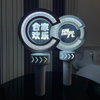 Varita Luminosa de Plástico ABS de 35 cm con Logotipo Personalizado, Bastón Luminoso LED, Chispa de Luz para Botellas, Estilo Romántico, Impresión Digital, para Fiestas y Bodas