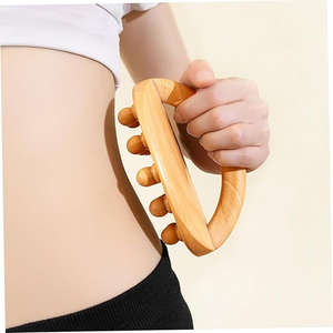 هيئة خشبية مع 14 حبات تصميم العلاج الخشبي للاسترخاء ، التصريف اللمفاوي - Product Image 4