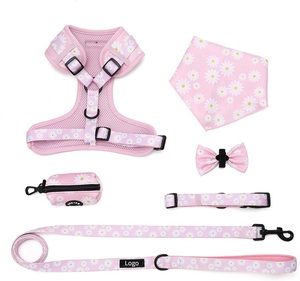 Arnés <span class=keywords><strong>para</strong></span> Perro Personalizado de Fabricante con Marca Privada, Transpirable, Ligero, Sin Tirones, Collar, Correa, Lazo, Bandana y Soporte <span class=keywords><strong>para</strong></span> Bolsas de Excrementos - Product Image 2