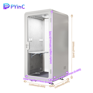 Cabina Telefónica Insonorizada PYinC para Espacio <span class=keywords><strong>de</strong></span> <span class=keywords><strong>Trabajo</strong></span> Individual, Muebles <span class=keywords><strong>de</strong></span> Oficina, Sala <span class=keywords><strong>de</strong></span> Estar, Escuela o Estudios <span class=keywords><strong>de</strong></span> Grabación Profesional - Product Image 5