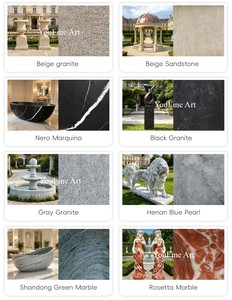 YOUFINE Estatua de Poseidón Tallada a Mano en Mármol Blanco, <span class=keywords><strong>Escultura</strong></span> del Dios Griego del Mar Neptuno con Tridente Dorado para Paisajes Costeros - Product Image 6