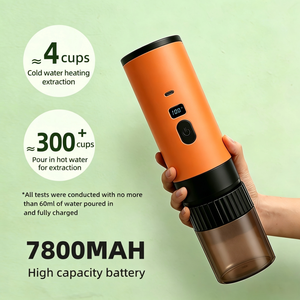 Machine à café portable 3-en-1 Kingze OEM, version améliorée, pression de 15 bars, machine à expresso à capsules électrique pour les voyages en voiture - Product Image 5