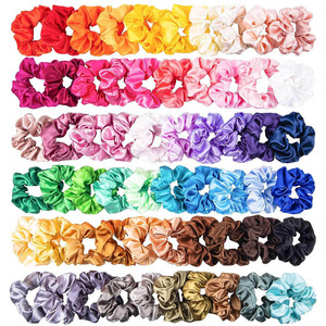 Coleteros para Niñas en Oferta, Accesorios para el Cabello, Coleteros Elásticos de Seda y Satén para Niñas - Product Image 1