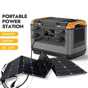เครื่องชาร์จพลังงานแสงอาทิตย์แบบพกพา 3000W 2400W ออลอินวัน เครื่องกำเนิดไฟฟ้าพลังงานแสงอาทิตย์สำหรับการตั้งแคมป์ กรณีฉุกเฉิน ใช้งานร่วมกับอุปกรณ์ต่างๆ รถยนต์ พร้อมระบบ MPPT - Product Image 1
