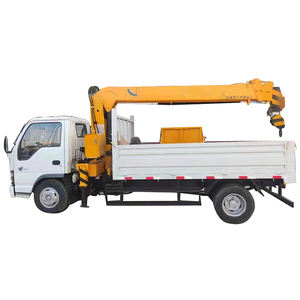 משאית isuzu משמש + מנוף משאית מנוף חדש 4*2 כונן דיזל - Product Image 5