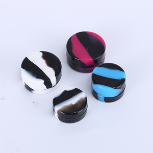 Contenitore per barattolo di cera in Silicone combinato contenitori in Silicone per la conservazione dell'olio barattolo multicolore per concentrato - Product Image 2