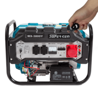 Générateur diesel silencieux portable 2 kW 3 kW 4 kW 5 kW pour usage domestique, mini-onduleur, générateur d'énergie portable avec fil en aluminium/cuivre
