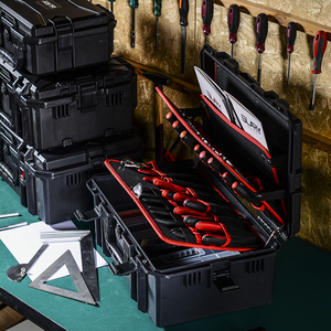 Glary công suất lớn Cán công cụ trường hợp hộp chuyên nghiệp thợ điện Công cụ trường hợp hộp với bánh xe chống sốc gồ ghề công cụ trường hợp hộp - Product Image 6