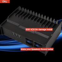 10 "voiture Android DSP Navigation amplificateur qualité sonore 50W 4CH Android grand écran basse mise à niveau autoradio amplificateur classe AB
