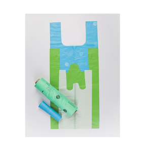 Chaleco de plástico Biodegradable con estampado personalizado para supermercado, bolsa de transporte de plástico, PVA, bolsas de compras compostables de la India - Product Image 4