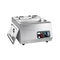 Mesin Peleburan Coklat Stainless Steel, Mesin Tempering Coklat Elektrik, Penghangat Makanan