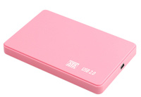 Spot di fabbrica materiale plastico multicolore interfaccia da USB 2.0 a SATA custodia per disco rigido da 2.5 pollici custodia per disco rigido mobile mobile