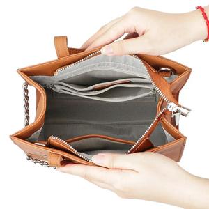 Sac à main en cuir véritable AndoBag pour femmes, sacs fourre-tout de luxe couleur unie, sac à bandoulière décontracté tendance 1762 - Product Image 5