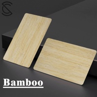 Cartes RFID en bois personnalisables imprimables Mifare 1k 13,56 MHz pour la gestion des présences et les applications professionnelles