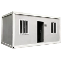 Maison préfabriquée démontable en kit, maison conteneur en acier, panneau sandwich 20 pieds 40 pieds pour bureau à domicile