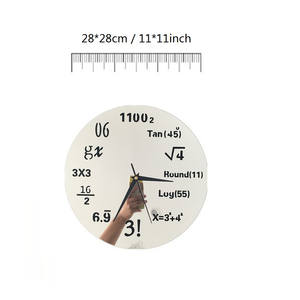 Orologio da Parete Creativo con Formule Matematiche, Specchio in Acrilico con Notazioni Matematiche, Regalo per Bambini e Insegnanti, Decorazione per Aule - Product Image 4