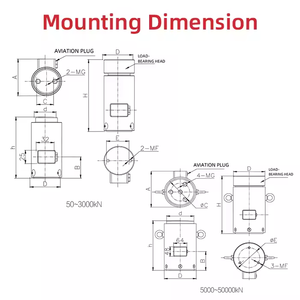 우측 압축 장력 로드셀 T197 우측 힘 센서 교정기 - Product Image 2