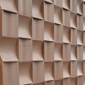 Tablero de difusión de <span class=keywords><strong>madera</strong></span> sólida 3D, tablero absorbente de sonido, Fondo de <span class=keywords><strong>TV</strong></span> para Hotel villa, decoración de pared, paneles de <span class=keywords><strong>madera</strong></span> para interior - Product Image 5