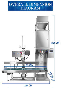 Pesadora grande de 50kg con máquina de coser o sellado, máquina de llenado de bolsas de arena para gránulos - Product Image 6