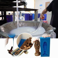 Silicone liquide translucide à durabilité faible 5 Shore A, durcissement au platine, super élastique, pour la fabrication de moules