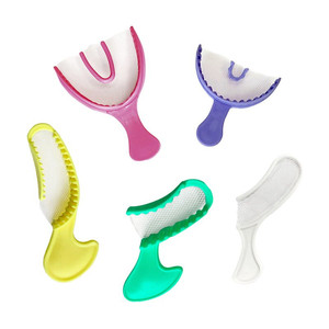 SJ Instruments dentaires Plateaux d'<span class=keywords><strong>impression</strong></span> Moules à dents d'enregistrement de morsure jetables multicolores Source d'alimentation manuelle - Product Image 1