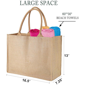 Personalized Bridesmaid Gift Burlap <strong>Tote</strong> <strong>Bags</strong> Custom Name <strong>Jute</strong> <strong>Bag</strong> for Party Beach - Product Image 2
