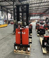Nouveau transpalette semi-électrique Heli Mini pour entrepôt, 1,5 tonne, moteur DC CBS15J, avec chariot à fourches, pour la vente au détail