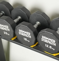 Dumbbell Baja Urethane PU Murah Grosir Kustom, Peralatan Olahraga Gym Kepala Bulat CPU