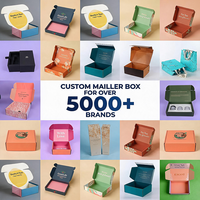 Cajas de Cartón Corrugado Reciclables con Logotipo, Color Rosa, para Regalos, Zapatos, Ropa, Envíos Postales, para Pequeñas Empresas