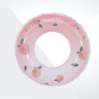 Beckon OEM Custom Verdikte Duurzame PVC Opblaasbare Zwembandjes Kinderen Oksel Cartoon Fruit Zwemband Zomer