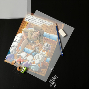 Tùy chỉnh in đám cưới lời mời Bìa kết thúc tốt đẹp mờ trắng vellum giấy cuộn cho khắc & Truy Tìm - Product Image 4