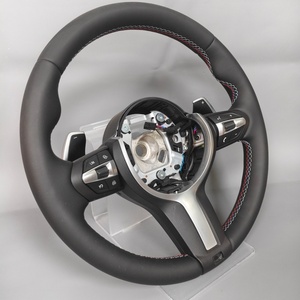 Volante Deportivo de Cuero Negro para <span class=keywords><strong>BMW</strong></span> <span class=keywords><strong>320</strong></span> 525 330i F10 F30 F15 F25 F07 F01 F82 M3 M4 M5 - Product Image 3