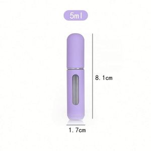 <b>Mini</b> Cute Travel-Sized 5Ml Aluminum Refillable Perfume Atomizer <b>Spray</b> <b>Bottle</b> With Custom Color for Personal Care - Product Image 1