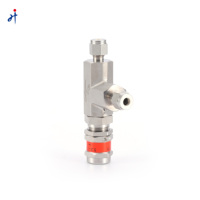 Soupape de décharge proportionnelle en acier inoxydable Hongji haute pression 1/4 po. Pour Swagelok Tube Fitting