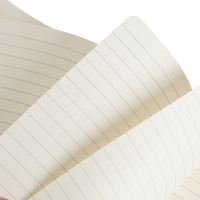 Cahier de notes A5 à couverture rigide pointillée en lin personnalisé de haute qualité