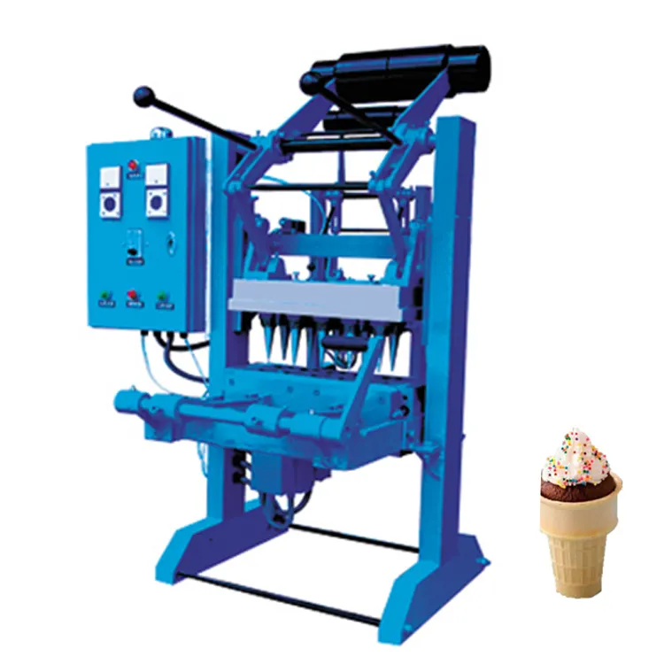 Produzione commerciale di massa Semi automatica cono di zucchero cialda cono macchina per fare il cono gelato