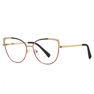 VisualMate, lo más nuevo, gafas antiluz azul, montura <span class=keywords><strong>de</strong></span> ojo <span class=keywords><strong>de</strong></span> gato, gafas con logotipo personalizado, monturas <span class=keywords><strong>óptica</strong></span>s sólidas Unisex - Product Image 2